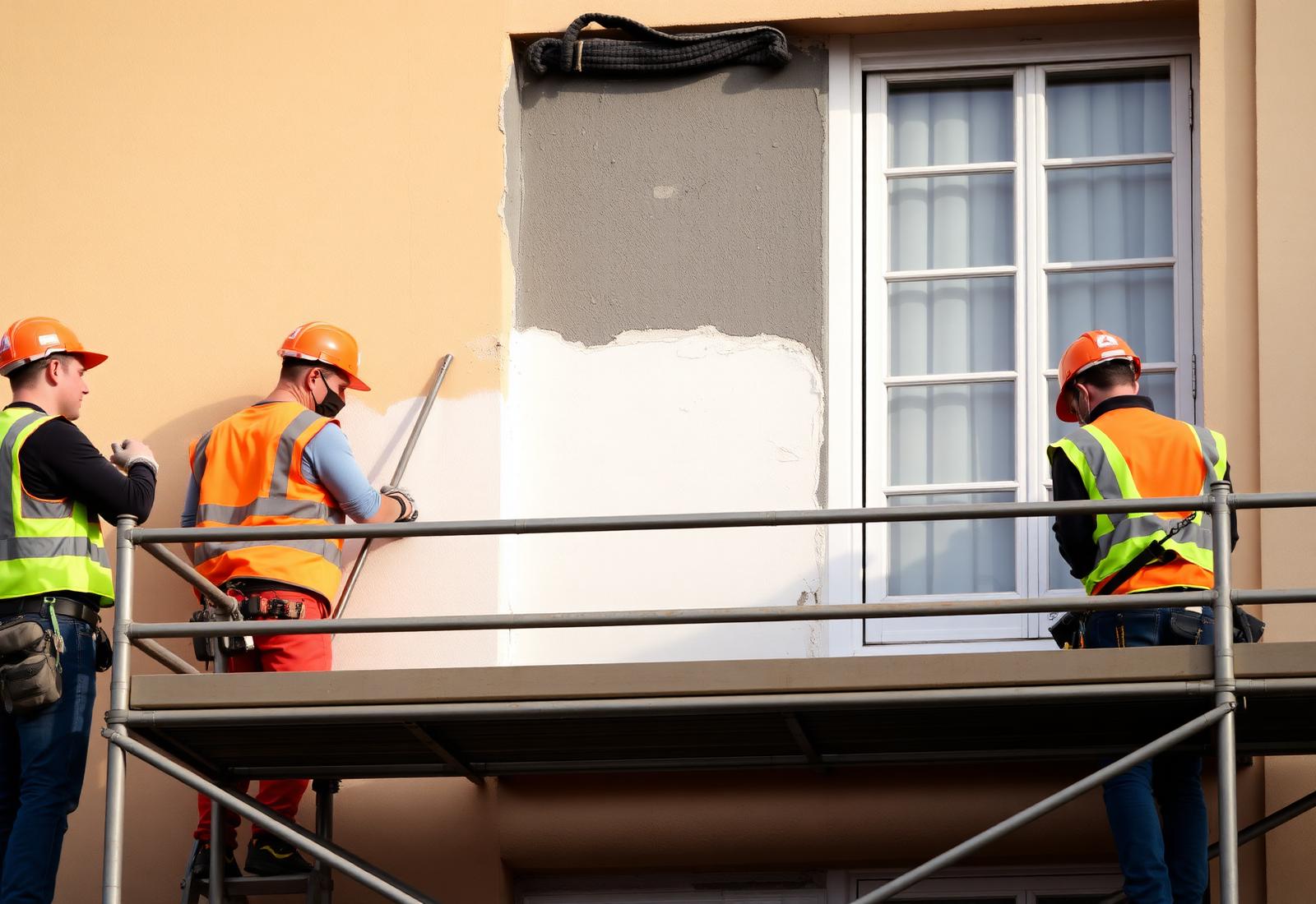 Équipe BBuild en chantier
